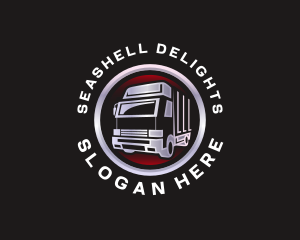 Truck Freight Delivery logo design