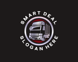 Truck Freight Delivery logo design