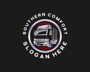 Truck Freight Delivery logo design