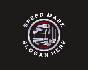 Truck Freight Delivery logo design