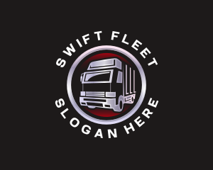 Truck Freight Delivery logo design