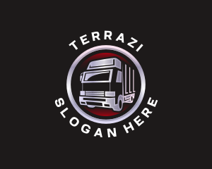 Truck Freight Delivery logo design