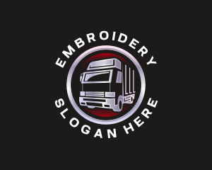 Truck Freight Delivery logo design