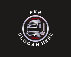 Truck Freight Delivery logo design