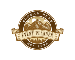 Himalayas - Traveler Mountain Forest logo design