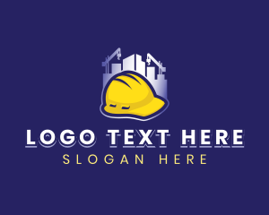 Hard Hat - Building Construction Hat logo design