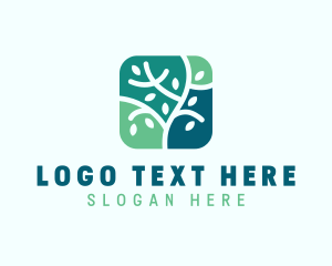 Maple Tree - Nature Garden Tree logo design