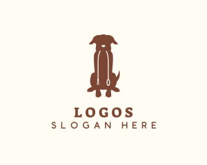 Pet - Sitting Pet Dog logo design