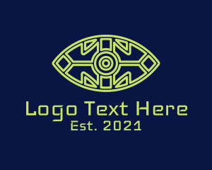 Line Art - Minimalist Gaming Eye logo design