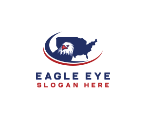 American Eagle  Map logo design