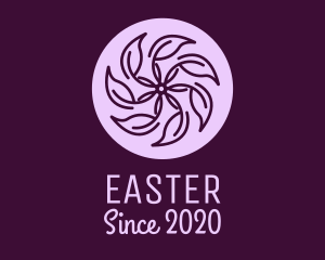 Hair Salon - Spa Violet Flower logo design