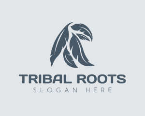 Tribal - Tribal Bird Feather logo design