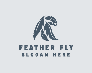 Tribal Feather Aviary logo design