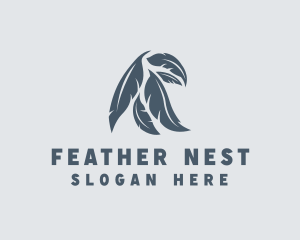 Tribal Feather Aviary logo design