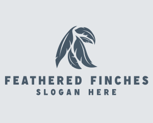 Tribal Feather Aviary logo design