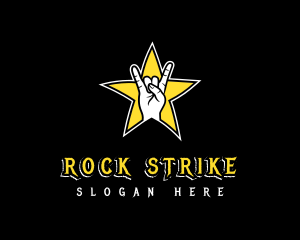 Rock Star Band logo design