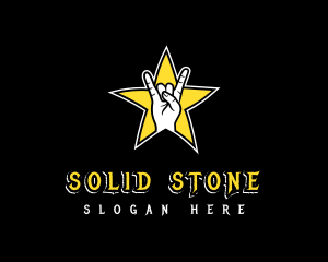 Rock - Rock Star Band logo design