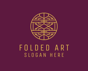 Elegant Gold Line Art logo design