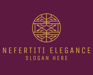 Elegant Gold Line Art logo design