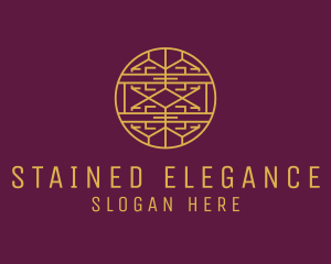 Elegant Gold Line Art logo design