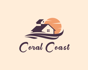 Sunset Home Resort logo design