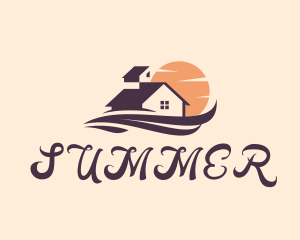 Sunset Home Resort logo design