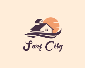 Sunset Home Resort logo design