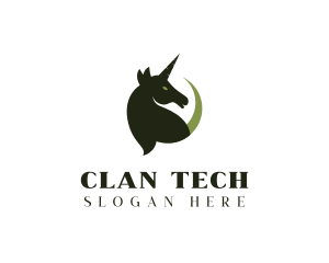 Clan - Unicorn Horse Clan logo design