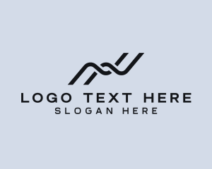 Brand - Generic Waves Letter N logo design