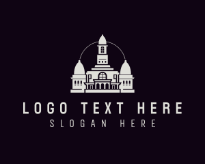 Tourist - Municipal Capitol Tower Landmark logo design
