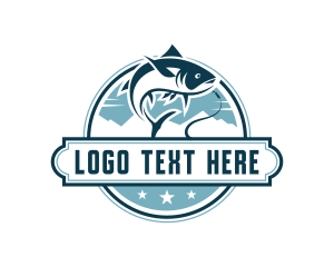 Ocean - Fisherman Aquatic Sailing logo design