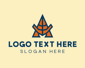 League - Digital Security Letter A logo design