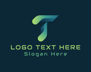 Letter T - Technology Software Programmer logo design