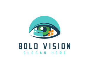 Vision Technology Software logo design