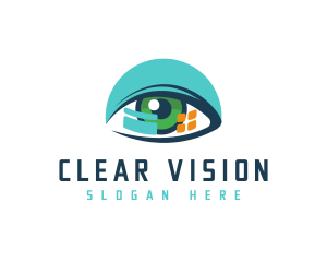 Vision Technology Software logo design