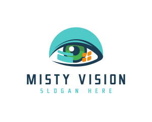 Vision Technology Software logo design