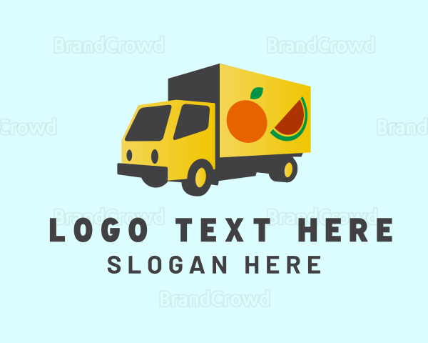 Fresh Fruit Truck Logo