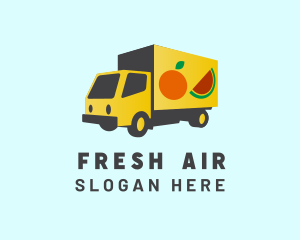 Fresh Fruit Truck logo design