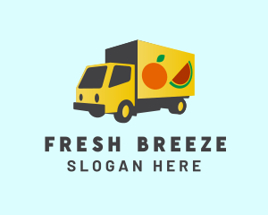 Fresh Fruit Truck logo design