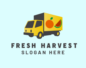 Fresh Fruit Truck logo design