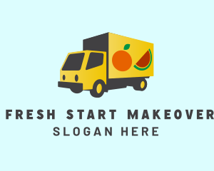 Fresh Fruit Truck logo design