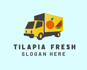 Fresh Fruit Truck logo design