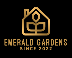 Garden House Cabin  logo design