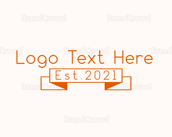 Generic Brand Banner Logo