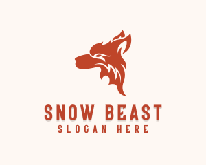 Wild Wolf Beast  logo design