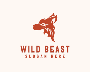 Wild Wolf Beast  logo design