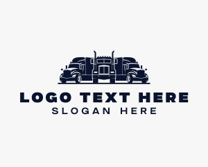 Truck - Cargo Truck Logistics logo design