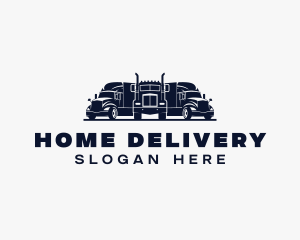 Cargo Truck Logistics logo design