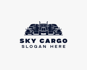 Cargo Truck Logistics logo design