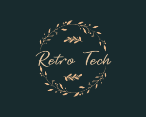 Retro Floral Fashion Boutique logo design